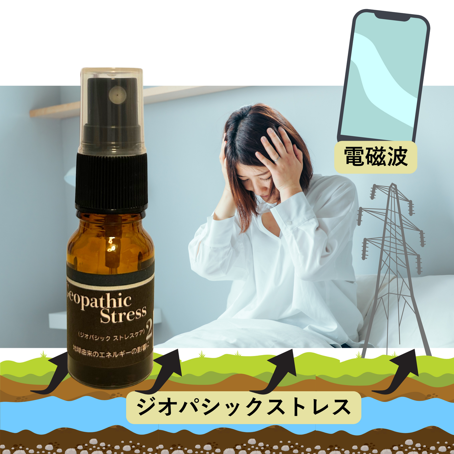 Geopathic Stress(地磁気ケア)|なんとなく不調が続く場所に